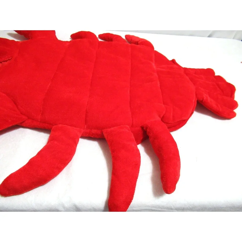 Skull & Bones K9 Dog Red Plush Lobster Halloween Costume Size XL